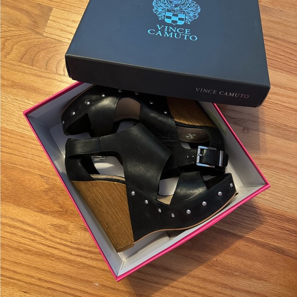 Vince Camino Matta studded Platform wedges - Picture 4 of 8